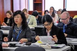 Uczestnicy spotkania koła eksperckiego ds. Dobrej Praktyki Dystrybucyjnej. Na pierwszym planie przedstawiciele Taiwan FDA.
