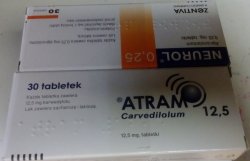 opakowania leków Atram i Neorol